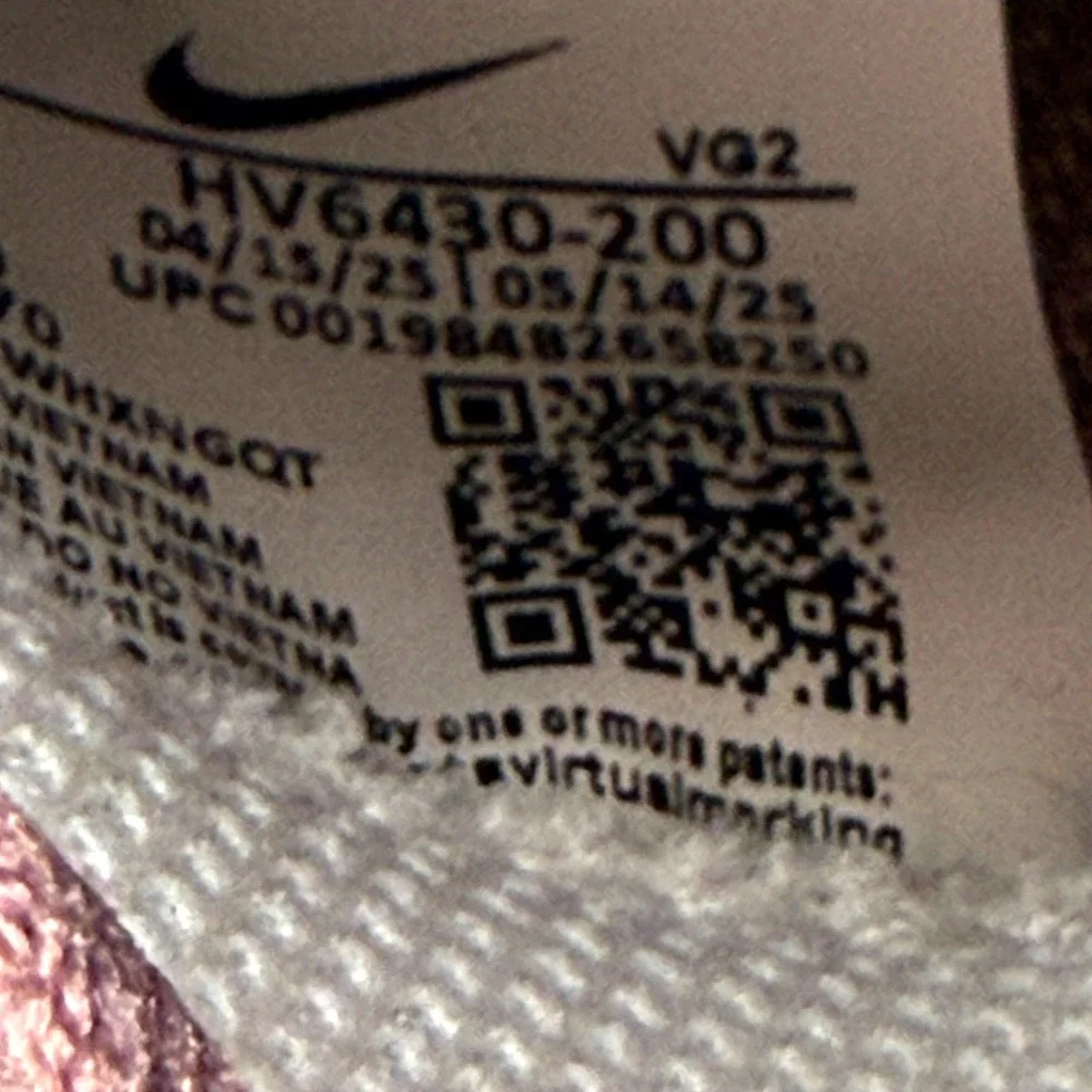 Nike Pacific Leather Smokey Mauve/White HV6430-200 Womens 10 Retro Sneaker